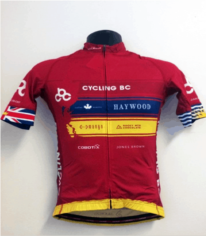 Cycling BC 2018 Team Jersey