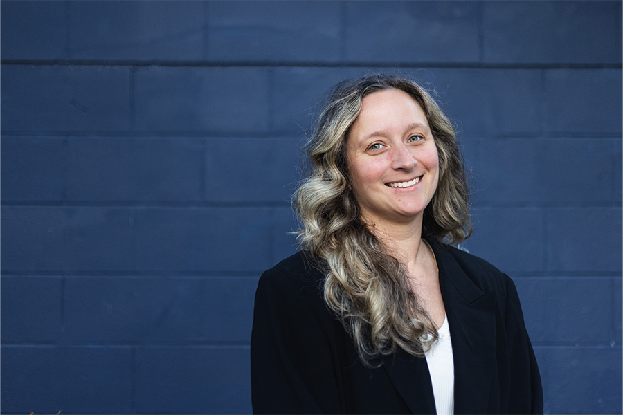 Photo of Christine Reid smiling