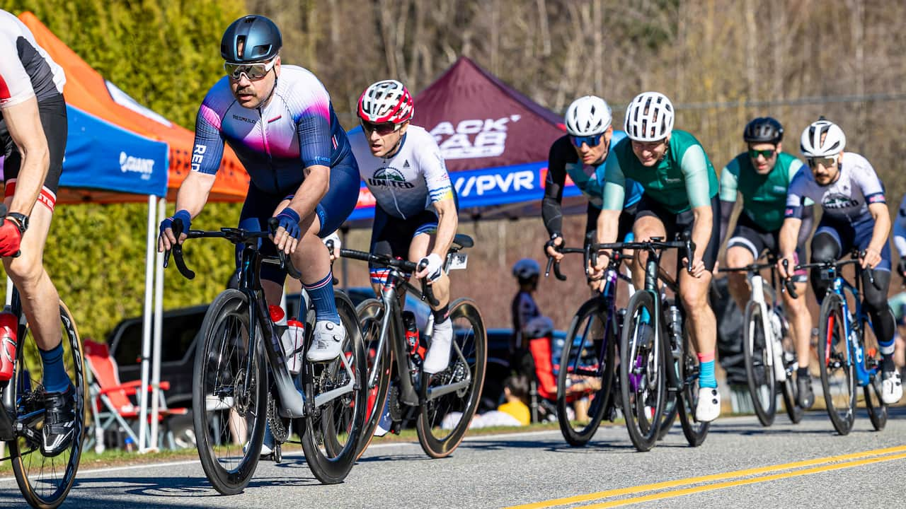 road cyclists in the peloton