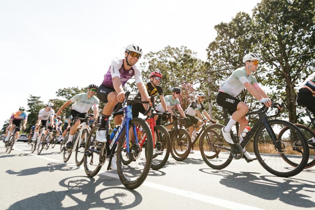 Canadian Masters Road Cycling Championships peloton